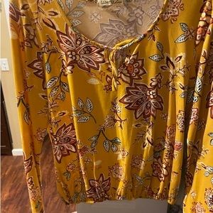 Mustard multi climate long sleeve shirt